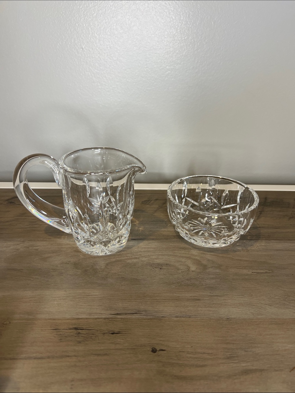 Waterford Lismore Sugar and Creamer Set